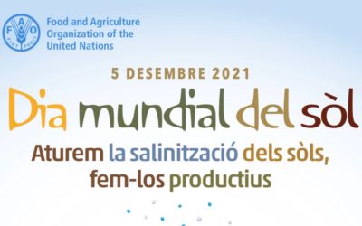 5 de desembre, celebració del Dia Mundial del Sòl, amb el lema: “aturem la salinització dels sòls, fem-los productius”